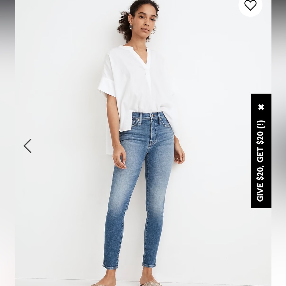 Madewell Crop Skinny Jeans
